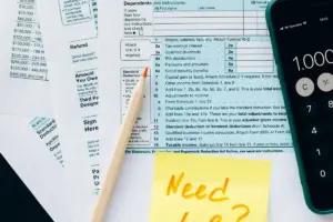Formularios de impuestos con calculadora