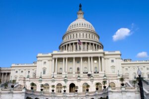 Edificio del Capitolio de Estados Unidos, donde se votará qué es el CLARITY Act el 15 de septiembre